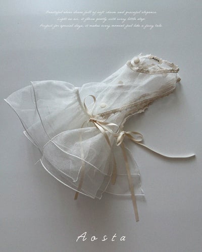 AOSTA61｜(Free) 蕾絲蛋糕裙背心4