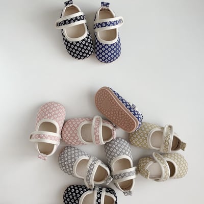 日系小花學步鞋16