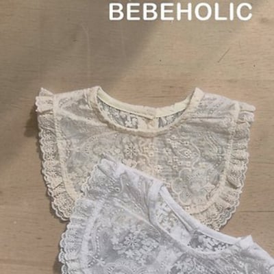 Bebe holic59｜(Free) 荷葉蕾絲披肩7