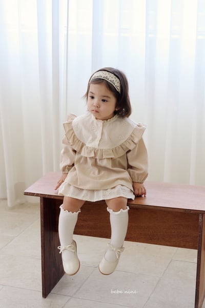 bebe nine26 (0m-36m) 1色高筒襪三雙組9