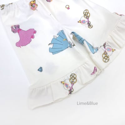 LIME&BLUE36｜(80-118cm MOM)  公主荷葉邊親子套裝19