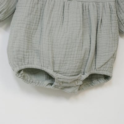 LEMONADE35｜(55cm-85cm) 2色滾邊大翻領包屁衣含帽子15