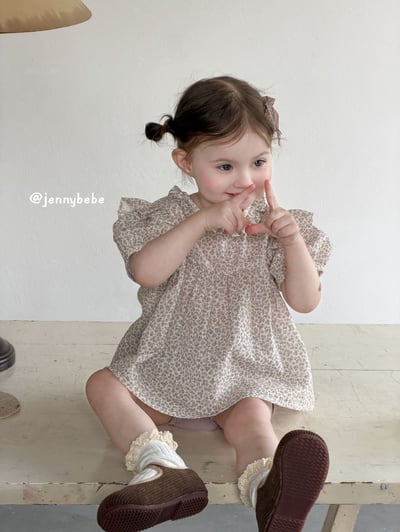 JE695｜(73-100cm)  花領碎花套裝7