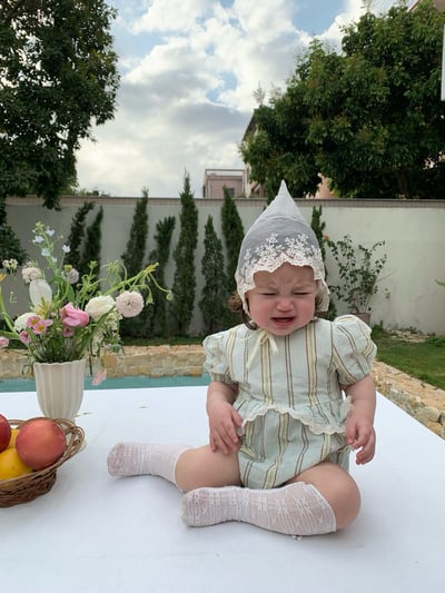 JE24｜(66-120cm) 森林條紋包屁衣/洋裝16