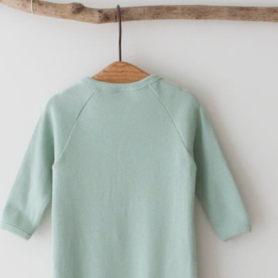 LEMONADE13｜(55cm-85cm) 4色素面排扣連身衣含帽子23