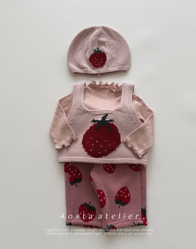 AOSTA16｜(1y-5y) 冬季針織印花短板背心21