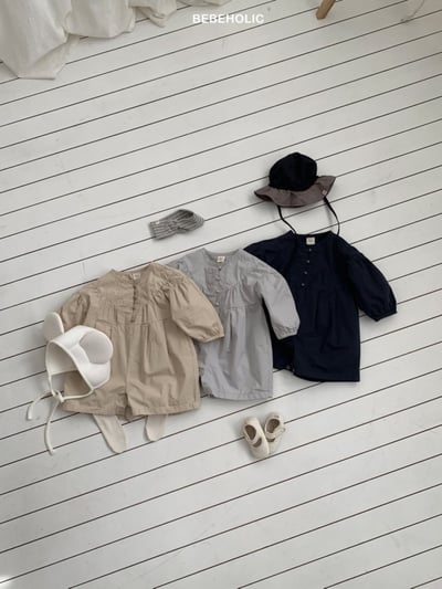 Bebe holic54｜(6m-18m) 日系簡約連身包屁褲16