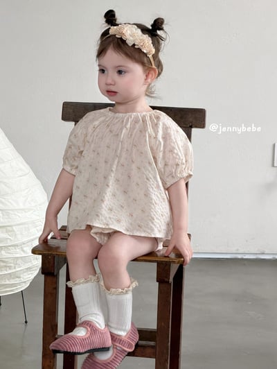 JE722｜(73-100cm) 小碎花套裝5