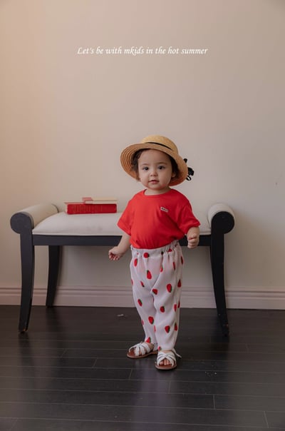 M-KIDS31｜(65-115cm) HELLO印花上衣10