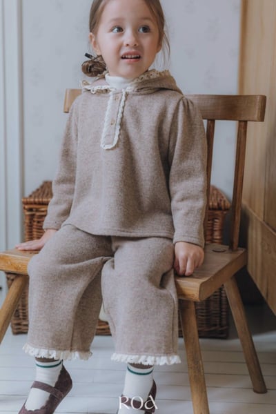 ROA17｜(80cm-120cm) 2色素色連身帽套裝11