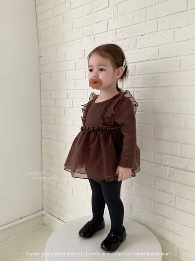 JE603｜(66cm-90cm)  公主網紗裙包屁衣8