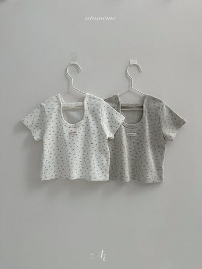 Atomeme33｜(70-110) 碎花設計上衣1