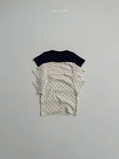 MiniRobe17｜(70-110) 波點圓弧領上衣4