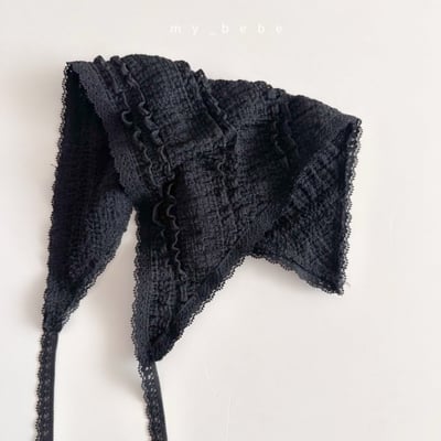 my_bebe10｜(free) 蕾絲滾邊頭巾6