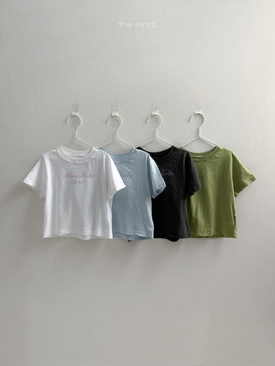 MiniRobe38｜(70-110) 英字簡約上衣1