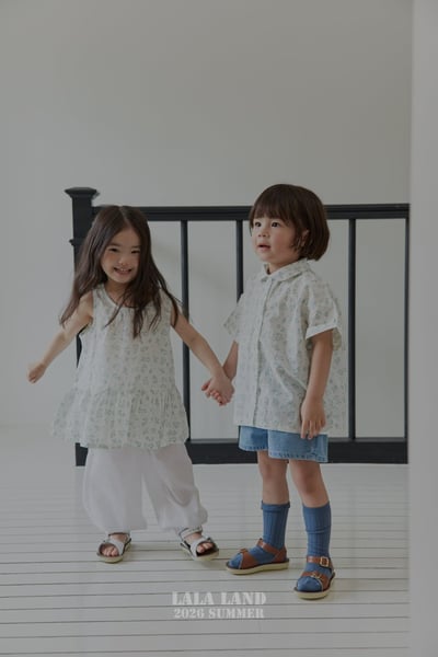 lala land47｜(75-120cm) 2色格紋/印花洋裝2