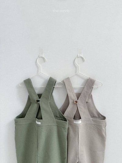 MiniRobe53｜(70-110) 簡約吊帶直筒褲4