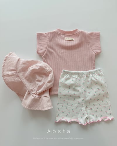 AOSTA15｜(6m-5y) 3款繽紛木耳邊短棉褲15