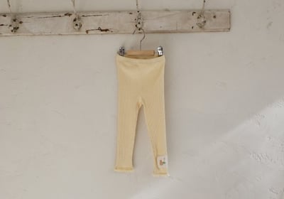 FLO58｜(75-140) 3色小兔花布蕾絲邊緊身褲18