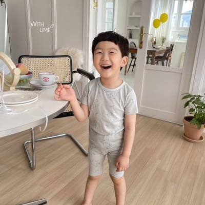 LIME&BLUE05｜(80-118cm)  熊熊室內居家服13