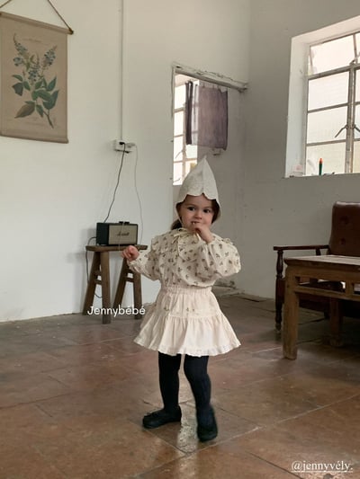 JE473｜(73-100cm) 玫瑰花蕾絲邊包屁裙5