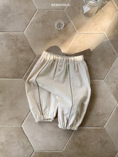 Bebe holic03｜(3m-18m) 簡約亞麻褲11