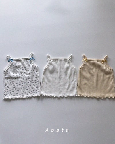 AOSTA40｜(6m-5y) 3款山茶花細肩小可愛2