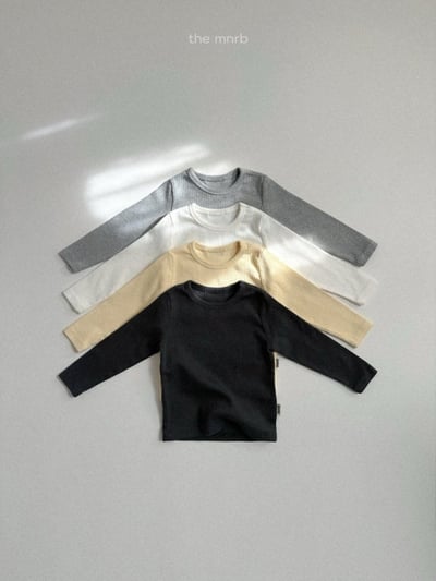 MiniRobe54｜(70-110) 素面羅紋上衣3