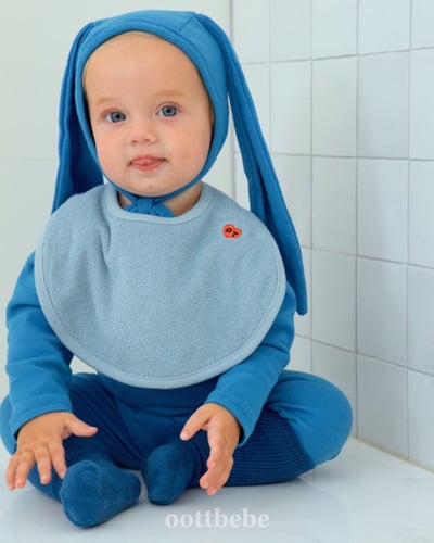 Oottbebe33｜(Free) 糖果色方形口水巾9