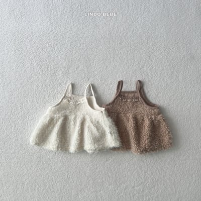 Lindo02｜(3m-18m) 毛毛細肩背心1