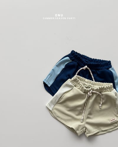 onu15｜(70cm-115cm) 網眼撞色短褲4