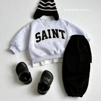 vivid57｜(78cm-125cm) 英字印花休閒上衣8