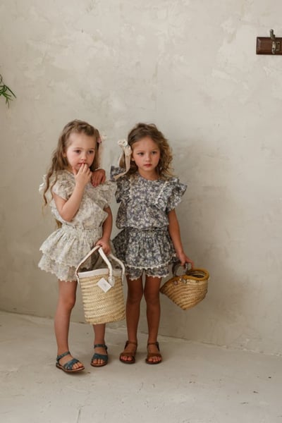 FLO09｜(75-140) 花朵蕾絲蛋糕裙7