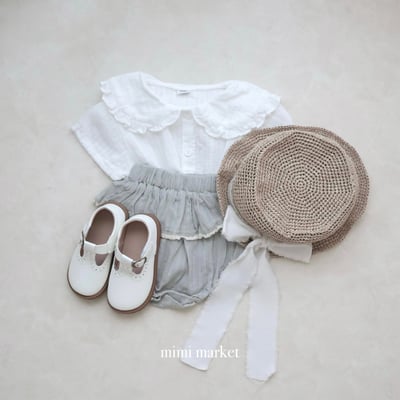 mimi market20 (75-90cm)  蕾絲線條燈籠褲12