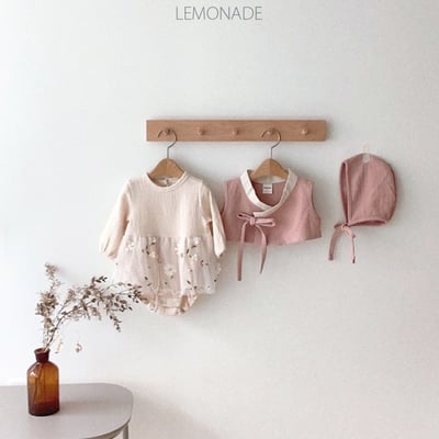 LEMONADE24｜(55cm-85cm) 2色韓服套裝含帽子10