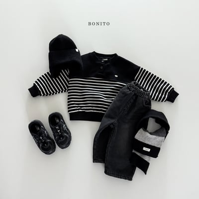 Bonito56｜(75cm-125cm) 經典刷色牛仔褲3