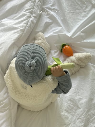 lala land32｜(60cm-83cm) 4色羅紋素面扭結帽5