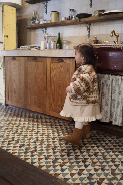 onu 15｜(70cm-115cm) 北歐印花刷毛外套24