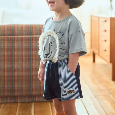 1st blue27｜(~93-118cm) 獅子設計上衣5