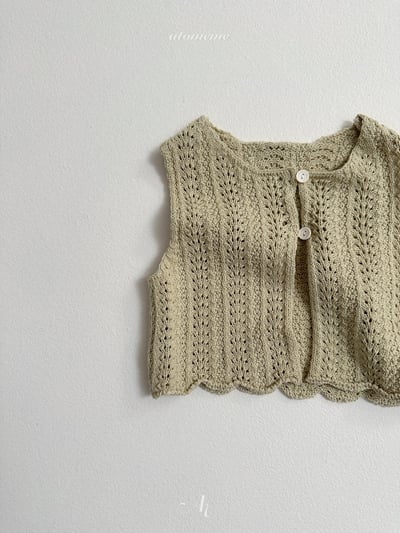 Atomeme41｜(70-110) 針織排扣背心6