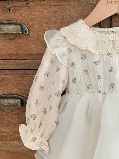 JE609｜(66cm-90cm) 碎花薄紗包屁衣20