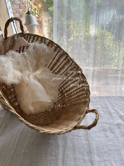 MONBEBE19｜(6m-24m) 層次薄紗綁帶包屁衣14