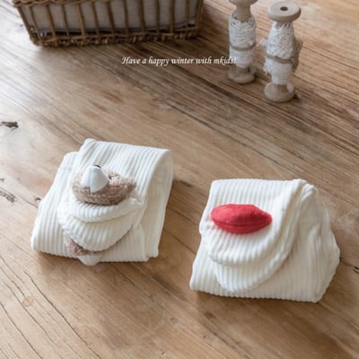 M-KIDS13｜(55-80cm) 2色愛心小熊內搭褲襪4