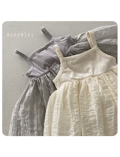 NUNU BIEL11｜(65-115cm) 玫瑰吊帶連身裙7