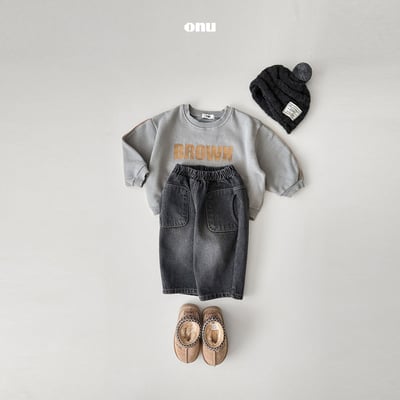 onu 30｜(70cm-115cm) 簡約英字休閒上衣7