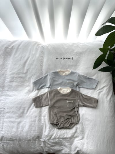 Bloom.b17｜(0m-24m) 絲絨口帶包屁衣7