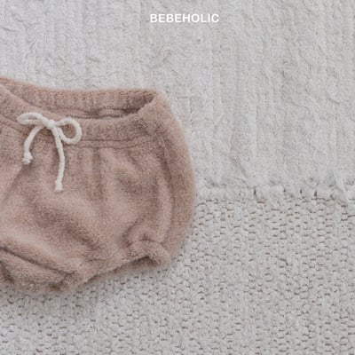 Bebe holic26｜(3m-18m) 刷毛抽繩燈籠褲15