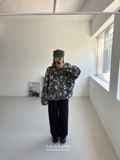 lala land82｜(mom) 2色磨毛刷毛直筒微寬褲6