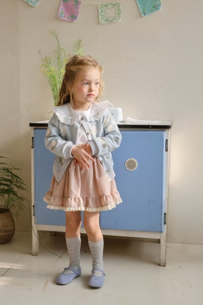 FLO19｜(75-140) 3色印花開襟外套14