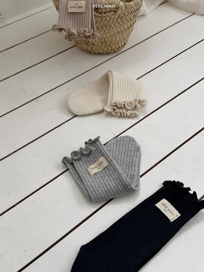 Bebe holic14｜(3m-18m) 木耳滾邊無根襪15